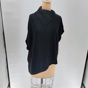 Zara Black Knit Poncho